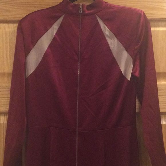 Alice + Olivia long Dress Bordeaux - Picture 8 of 14